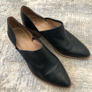 Madewell The Brady Lowcut Bootie English Saddle size 9 Black